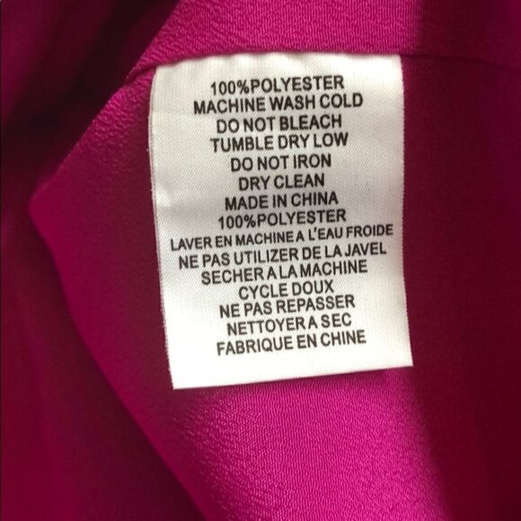 NWT Trina Turk magenta dress size 6 - Picture 7 of 7